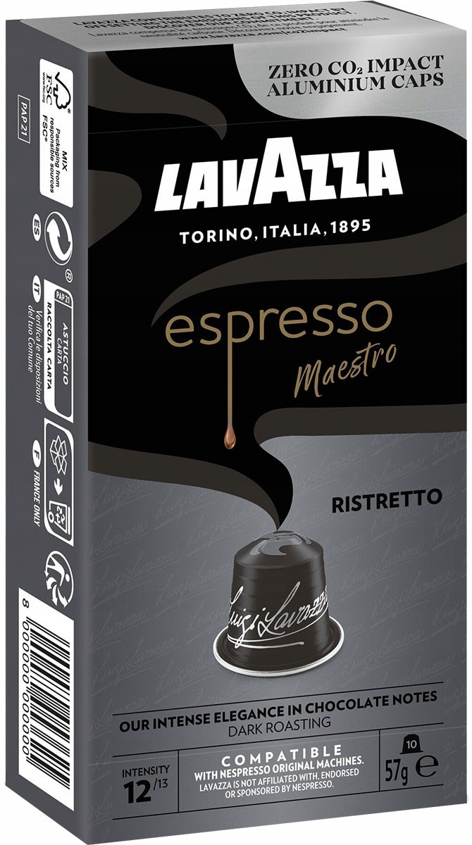 Levně Nespresso kapsle do kávovaru Lavazza Maestro Ristretto, sada 3 x 10 ks