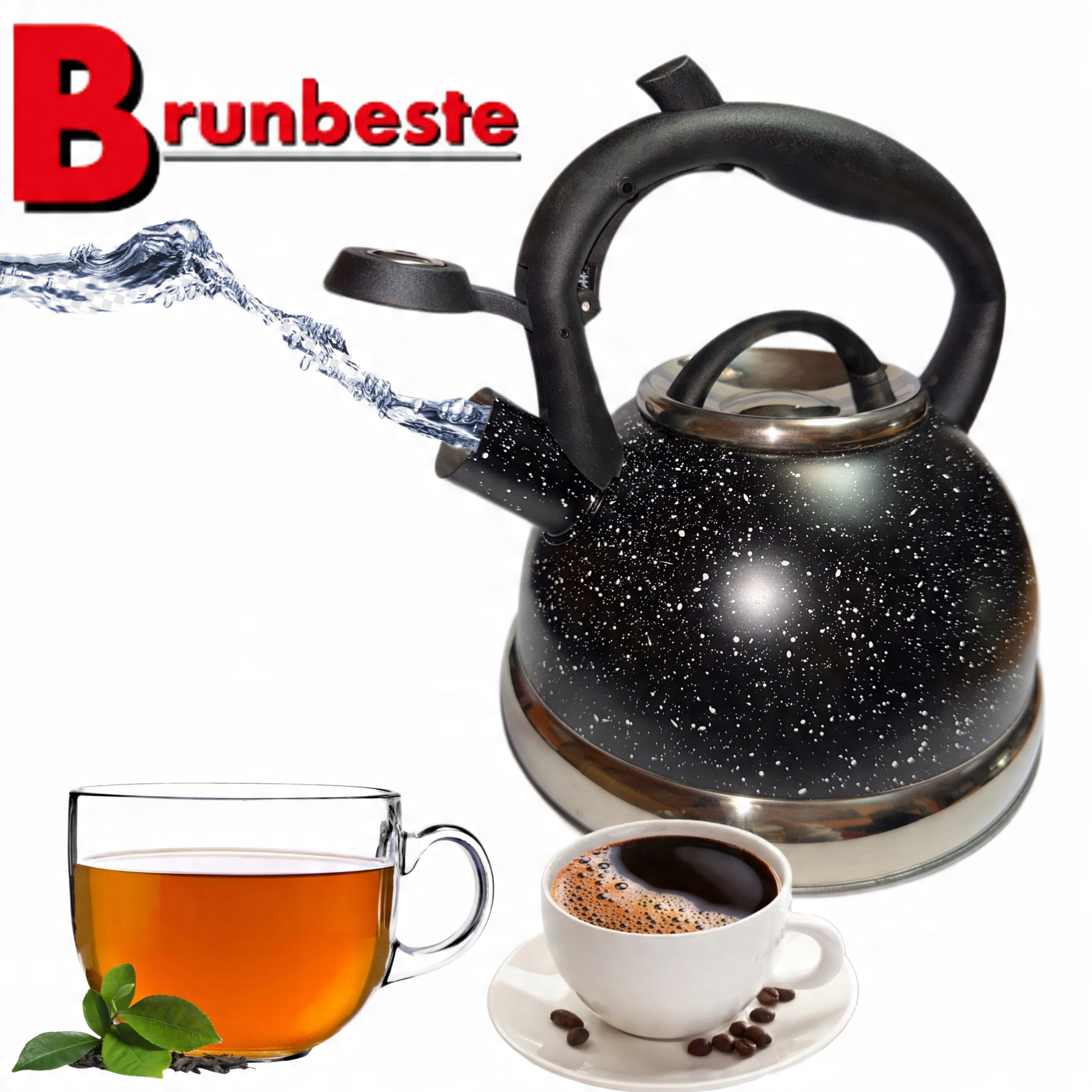 

Czajnik tradycyjny Brunbeste 2,7 l grafit/srebro