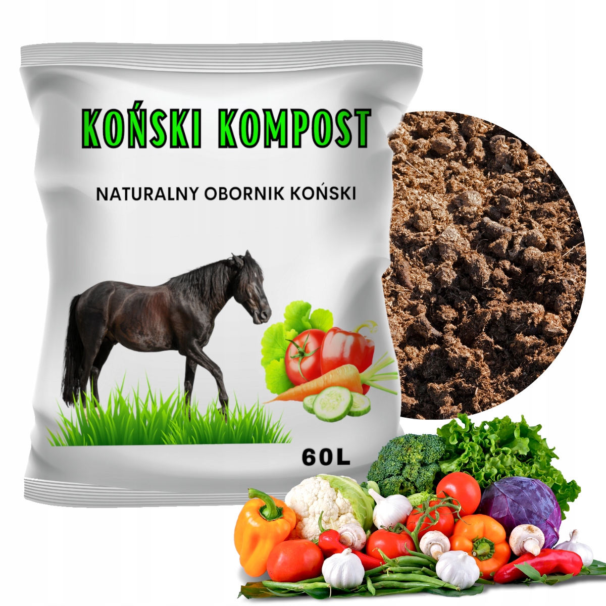 

Obornik Koński Ekologiczny Kompostowany 60L Eko