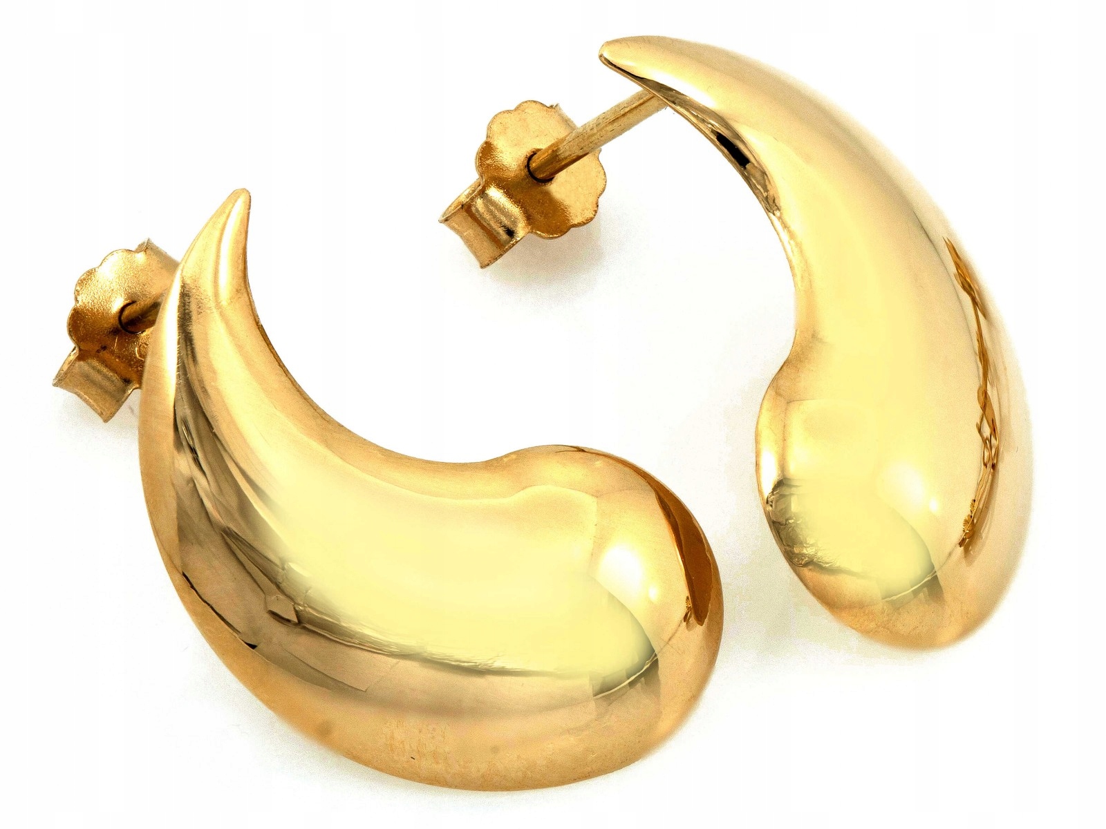 Zlaté Náušnice 585 14k, 1,50 g, módní kapky, dárek, dárek