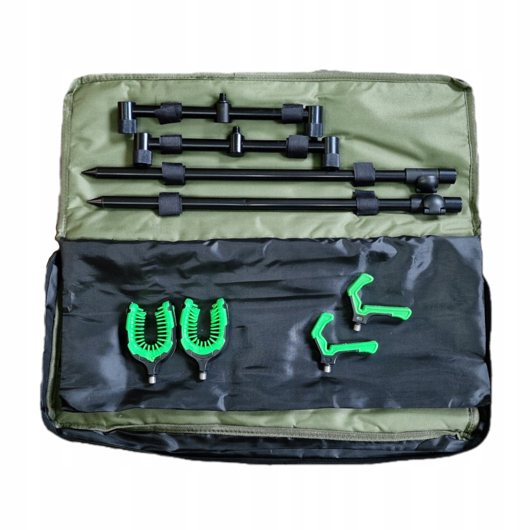 Zestaw 2x podpórka 2x buzz bar etui torba 4x końcówki feederowe 61254