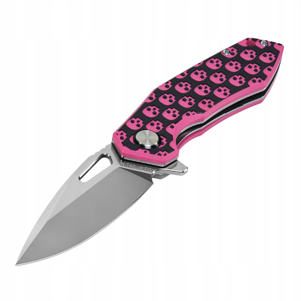 M-tac Nóż Składany Type 12 Skull Black/Pink/Steel