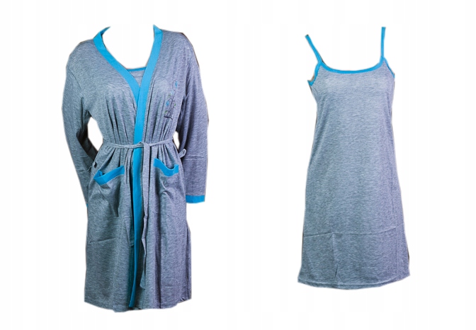 

Wygodny szlafrok damski koszulka komplet S/m