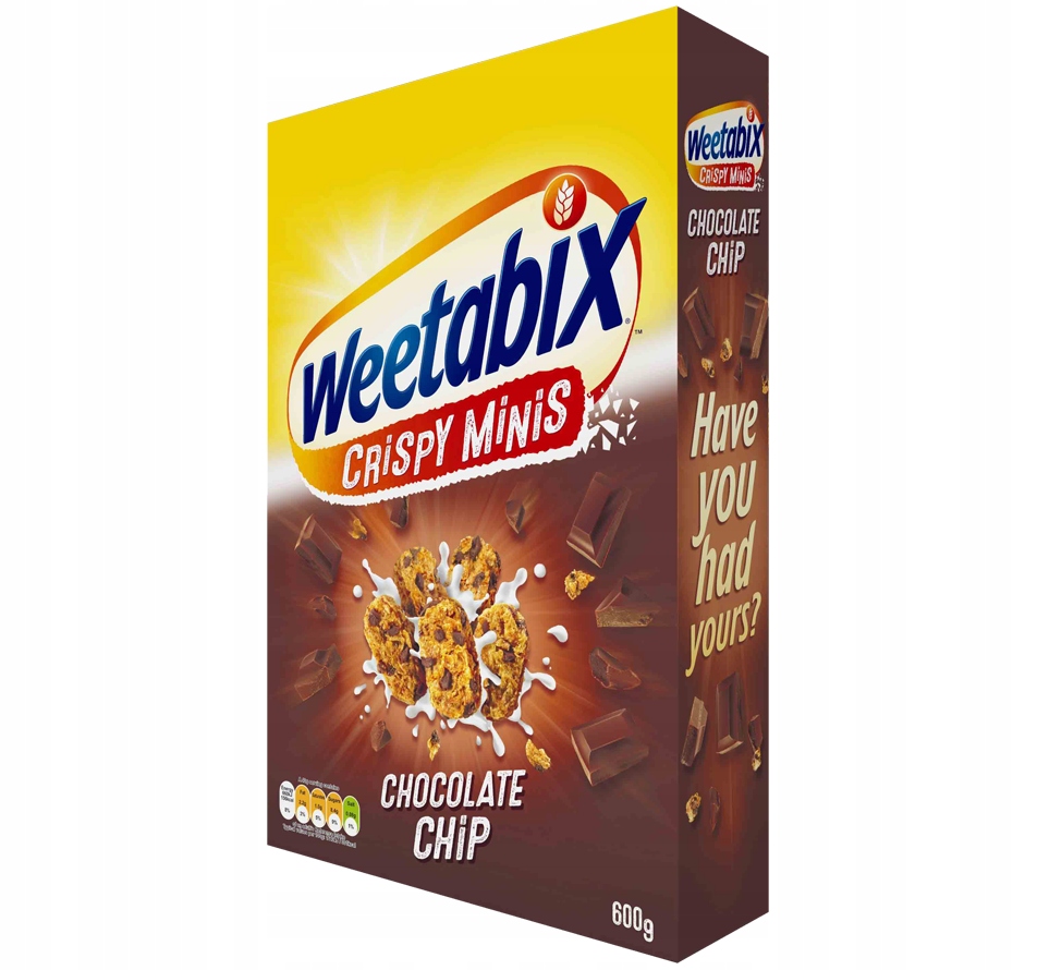 WEETABIX MINIS * CZEKOLADA CHOCOLATE CHIPS PŁATKI