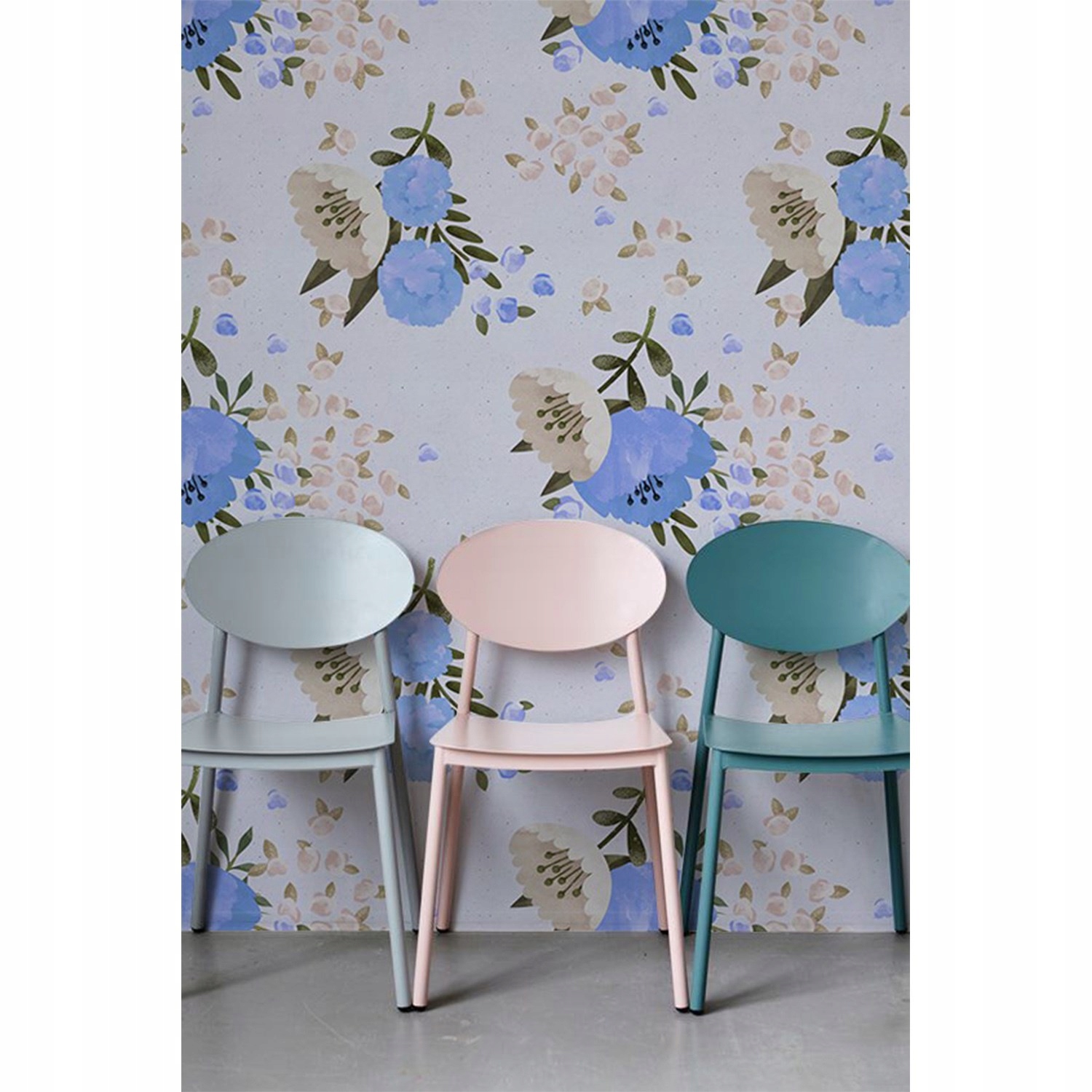 

Foto tapeta samoprzylepna Niebieski mak 290x290 cm