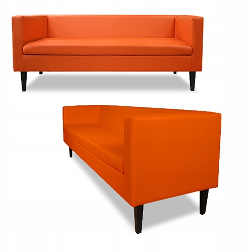 Sofa kanapa eko skóra skaj dwuosobowa recepcja poczekalnia