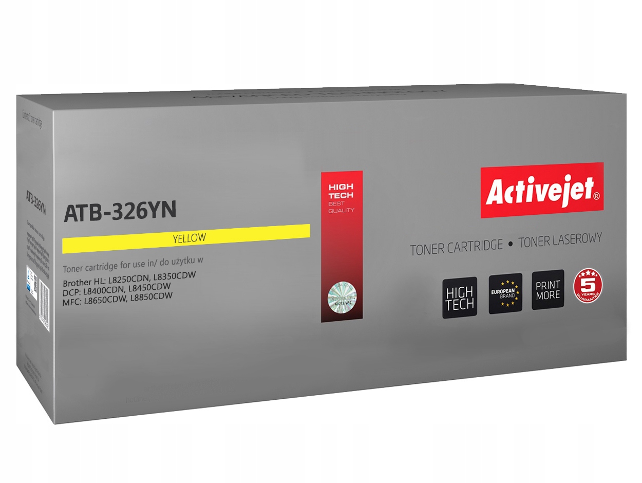 

Toner Brother Activejet Yellow TN326 ATB-326YN