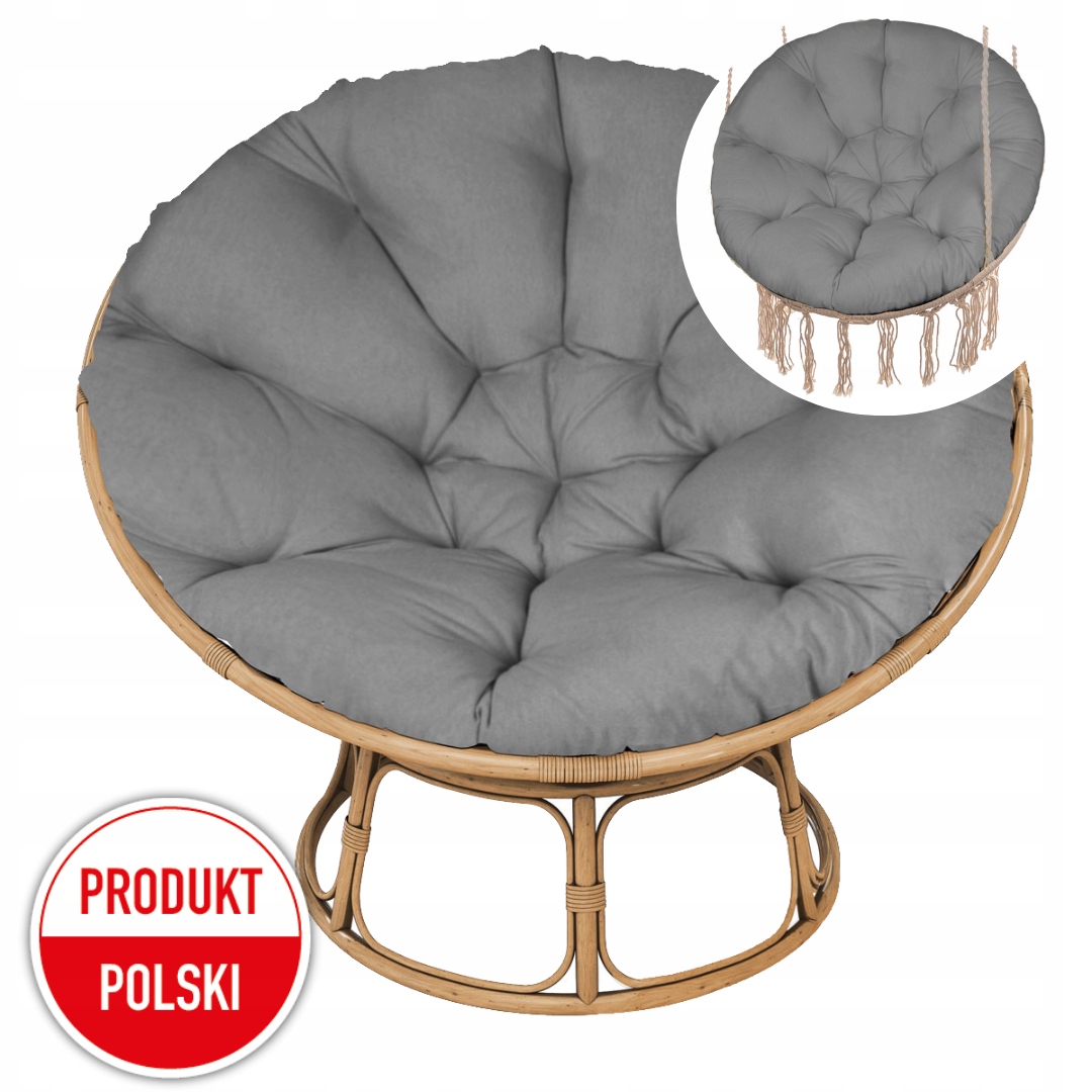 DUŻA PODUCHA NA HUŚTAWKĘ OGRODOWĄ 110 CM WZORY Stan opakowania oryginalne