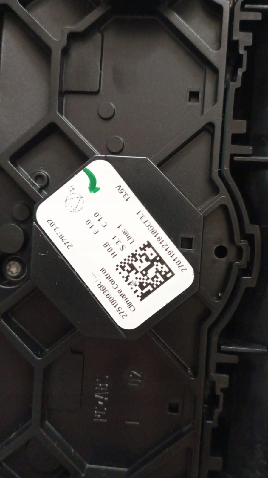 PANEL Bedienteil klimaanlage Schalter CLIO V 283E87980R , 275100936R