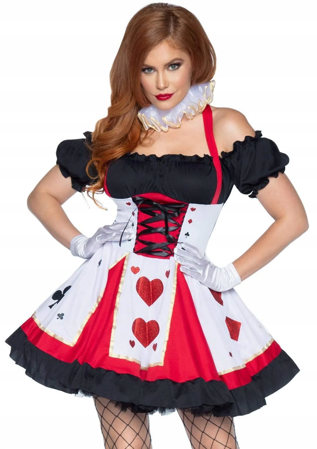 Leg Avenue Kostým „Pretty Playing Card“ – šaty límec Xs