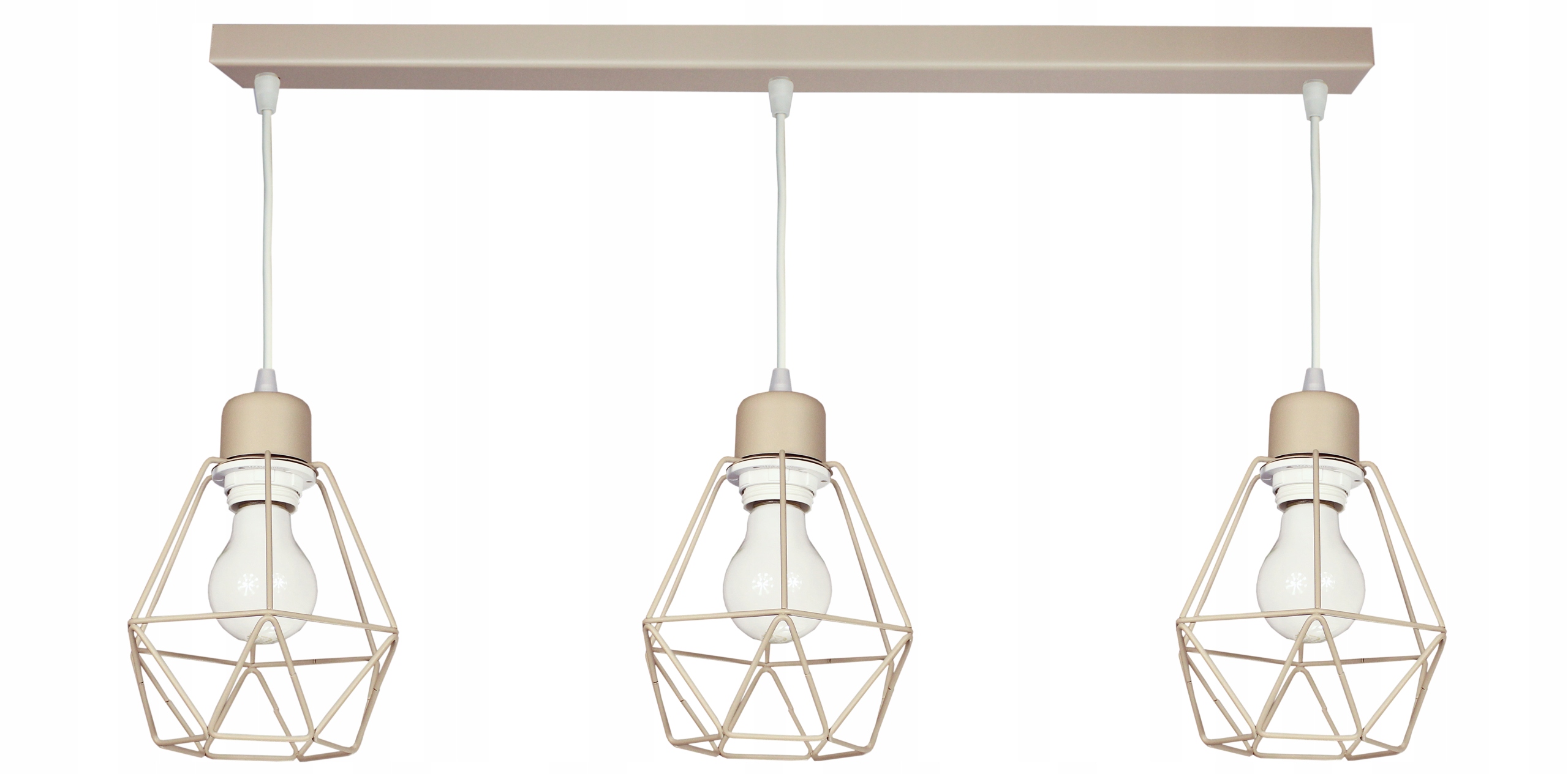 Závěsná stropní lustrová lampa Diamond nad stůl, stropní lampa do obývacího pokoje