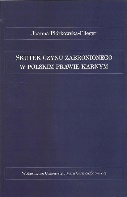 Skutek Czynu Zabronionego W polskim prawie karnym