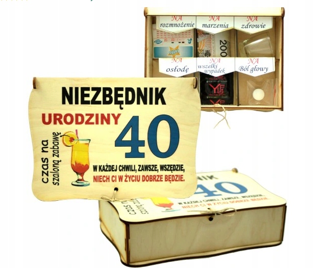 

Pudełko Niezbędnik na 18-99 Urodziny