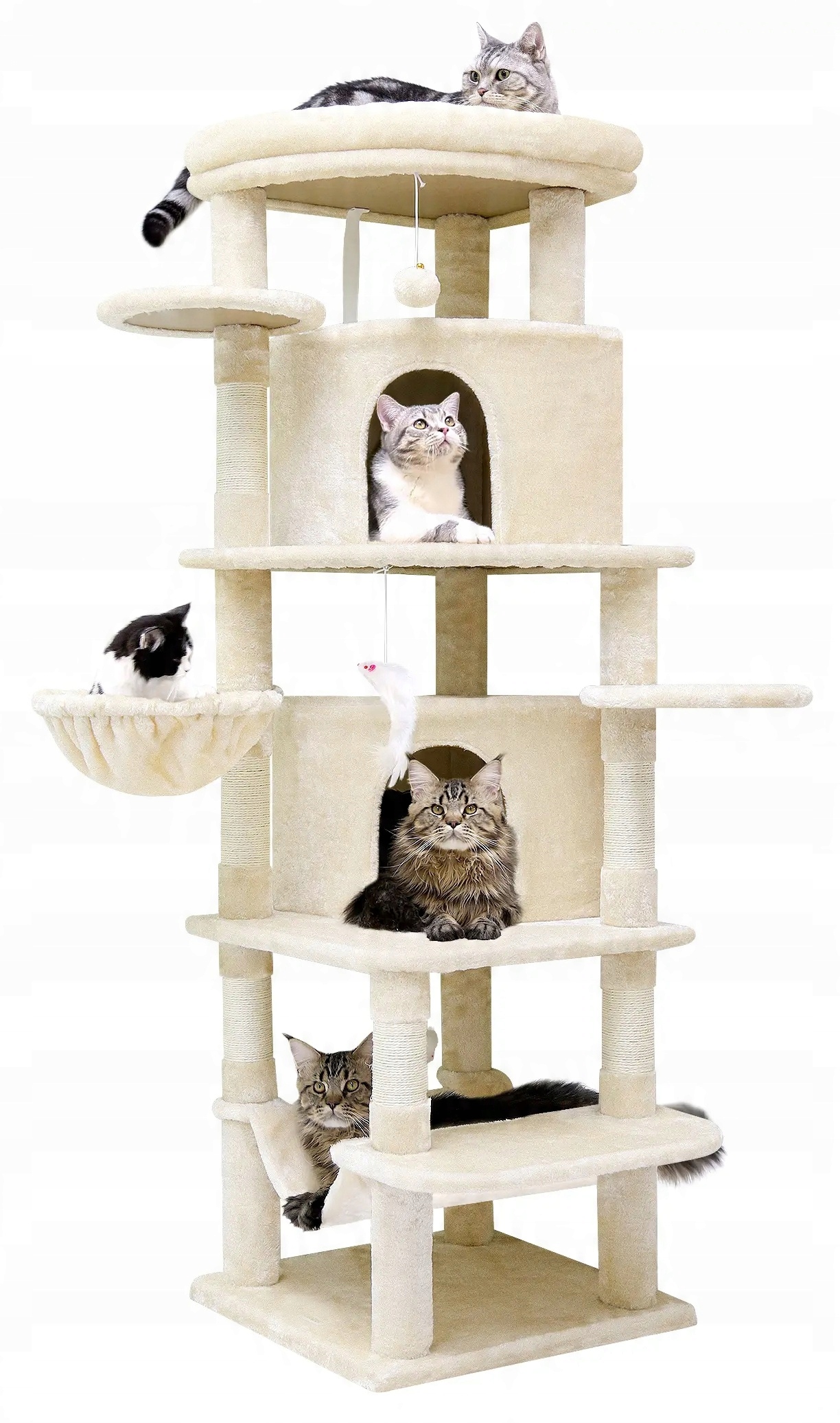 Drapak Dla Kota Domek Budka Drzewo Wieża XXL 165 cm