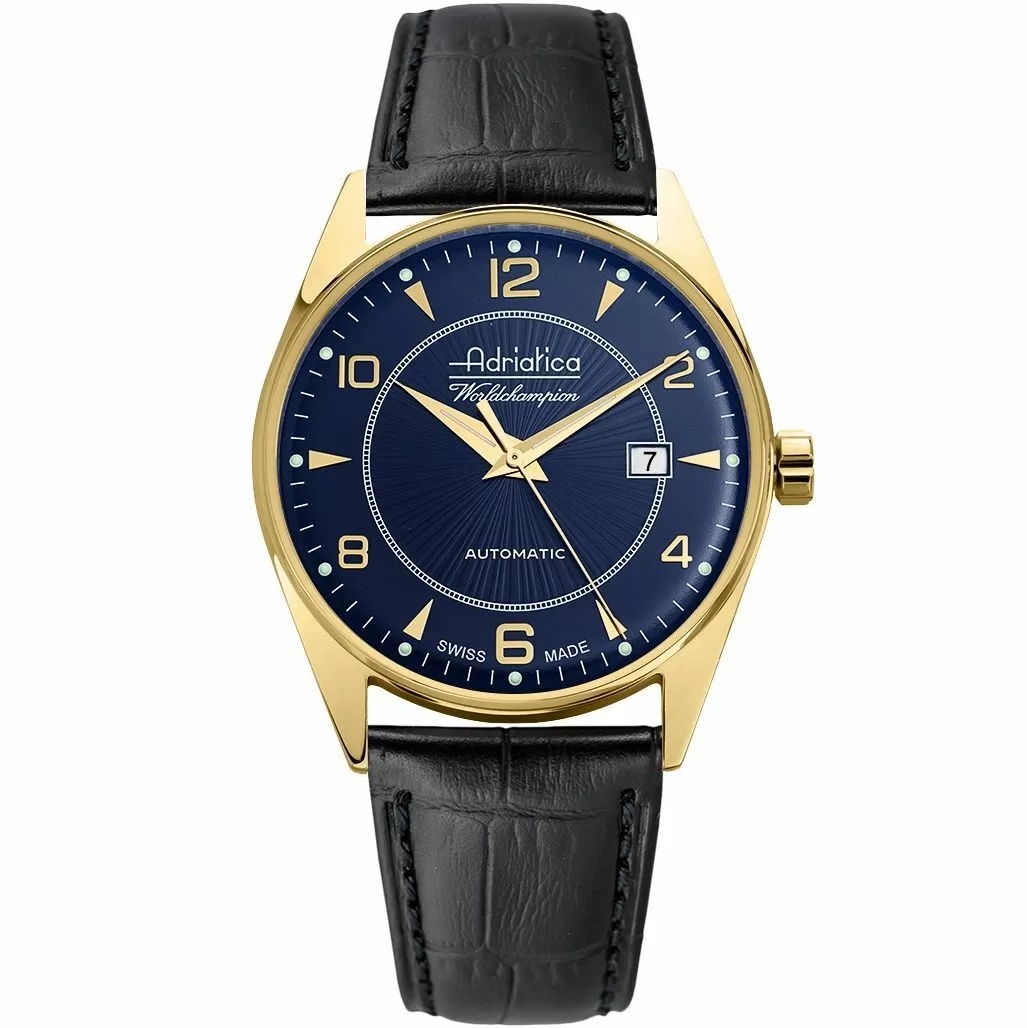 Pánské Hodinky Adriatica na řemínku A8142.1255A automatické švýcarské provedení