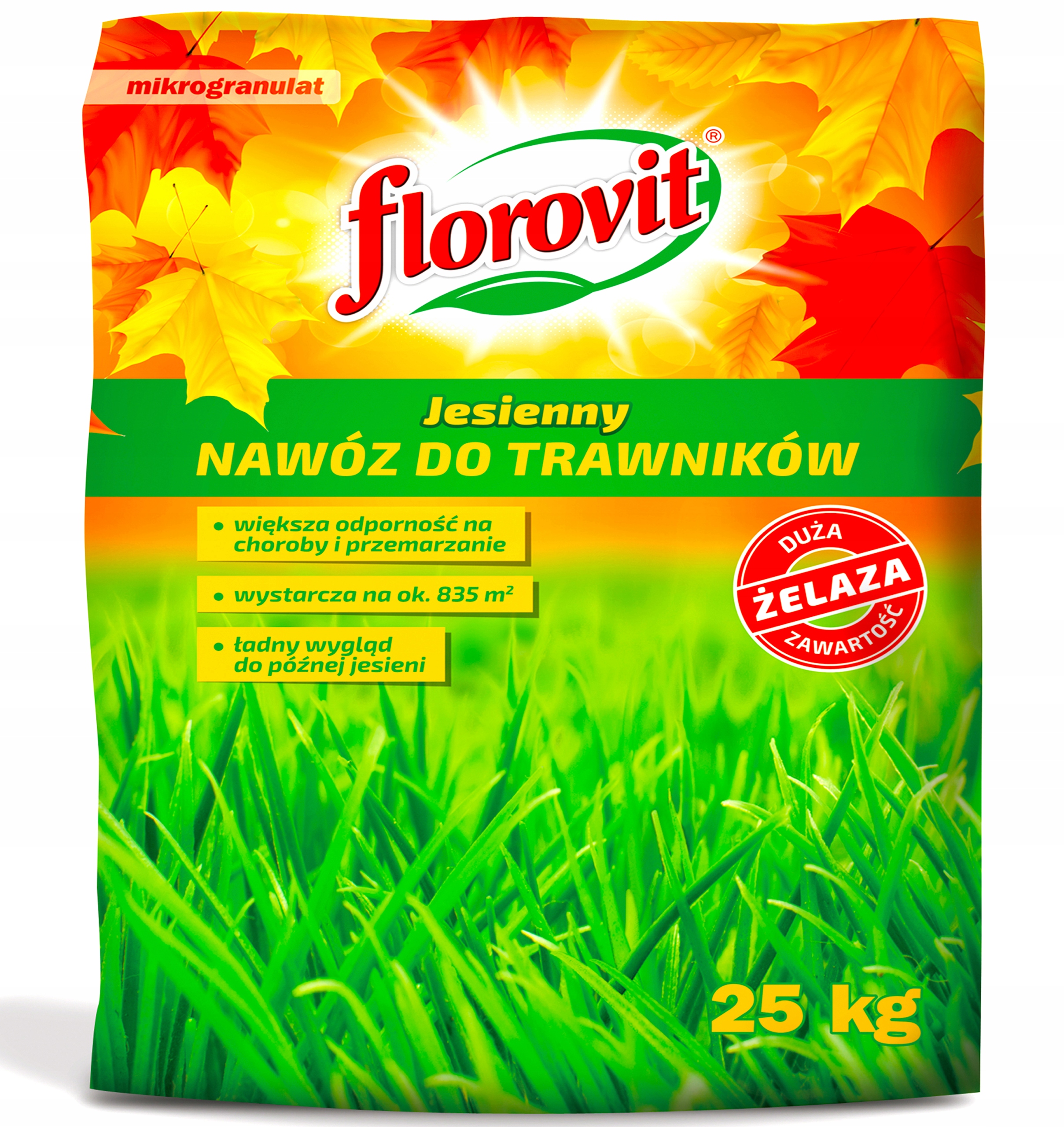 

Florovit Jesienny Nawóz Do Trawy Trawnika 25kg +Fe