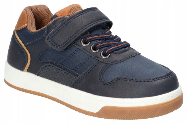 American Club XD151 Adidasy Buty Dziecięce Na Rzepy Wkładka Skórzana Nv 28