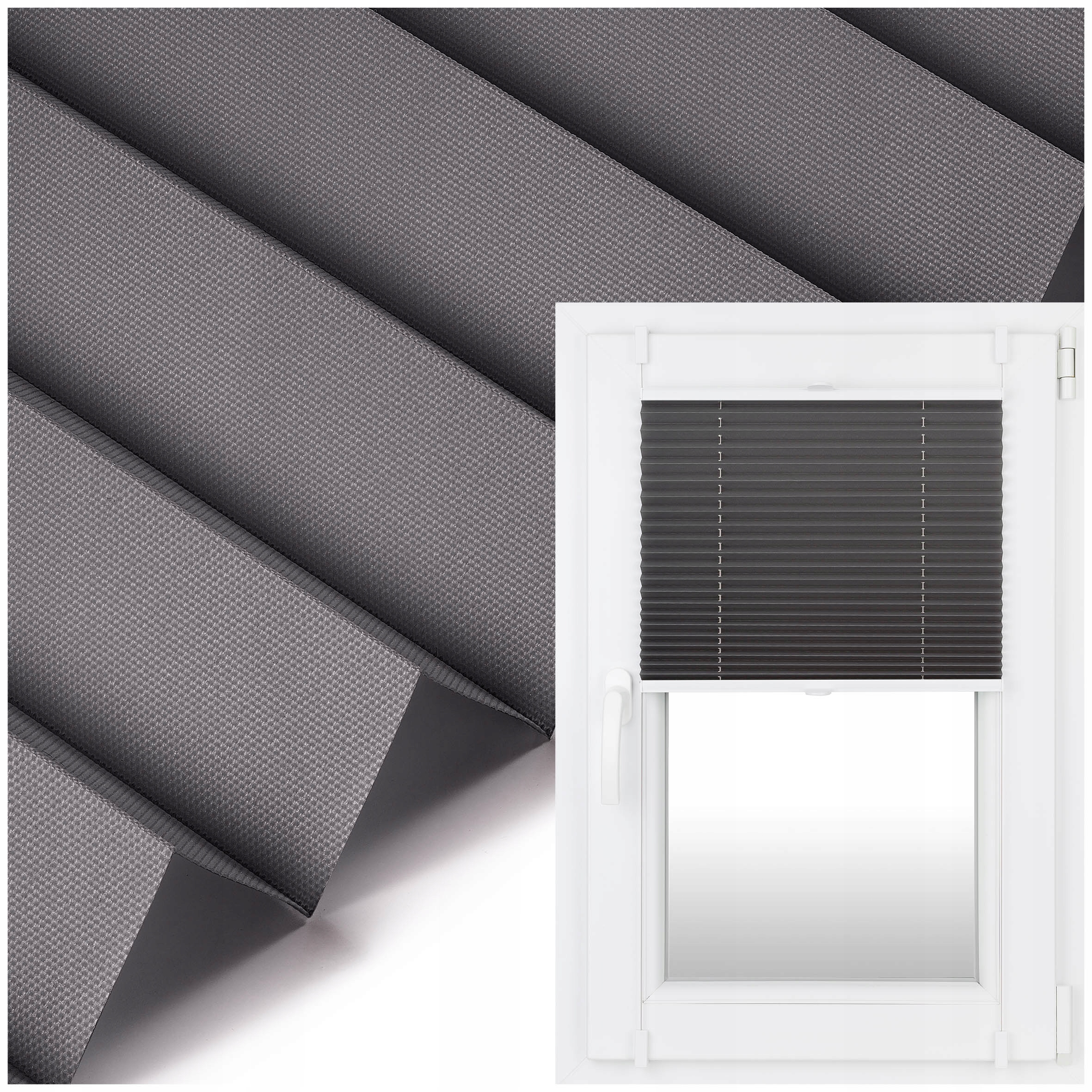 

Plisa bezinwazyjna roleta plisowana 64x150 wymiar