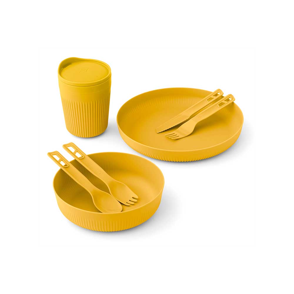 Sada nádobí Sea To Summit Passage Dinnerware Set 1 Person 7 Piece Yellow