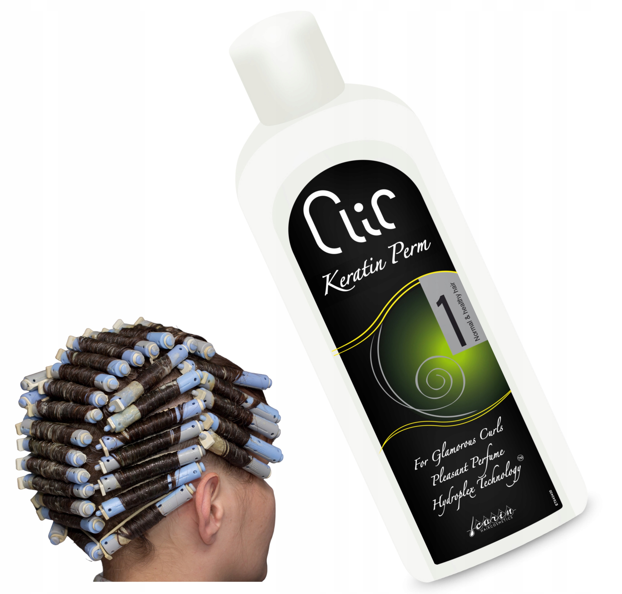 Tekutina pro trvalou ondulaci Keratin Carin Clic Keratin "1" 1000 ml