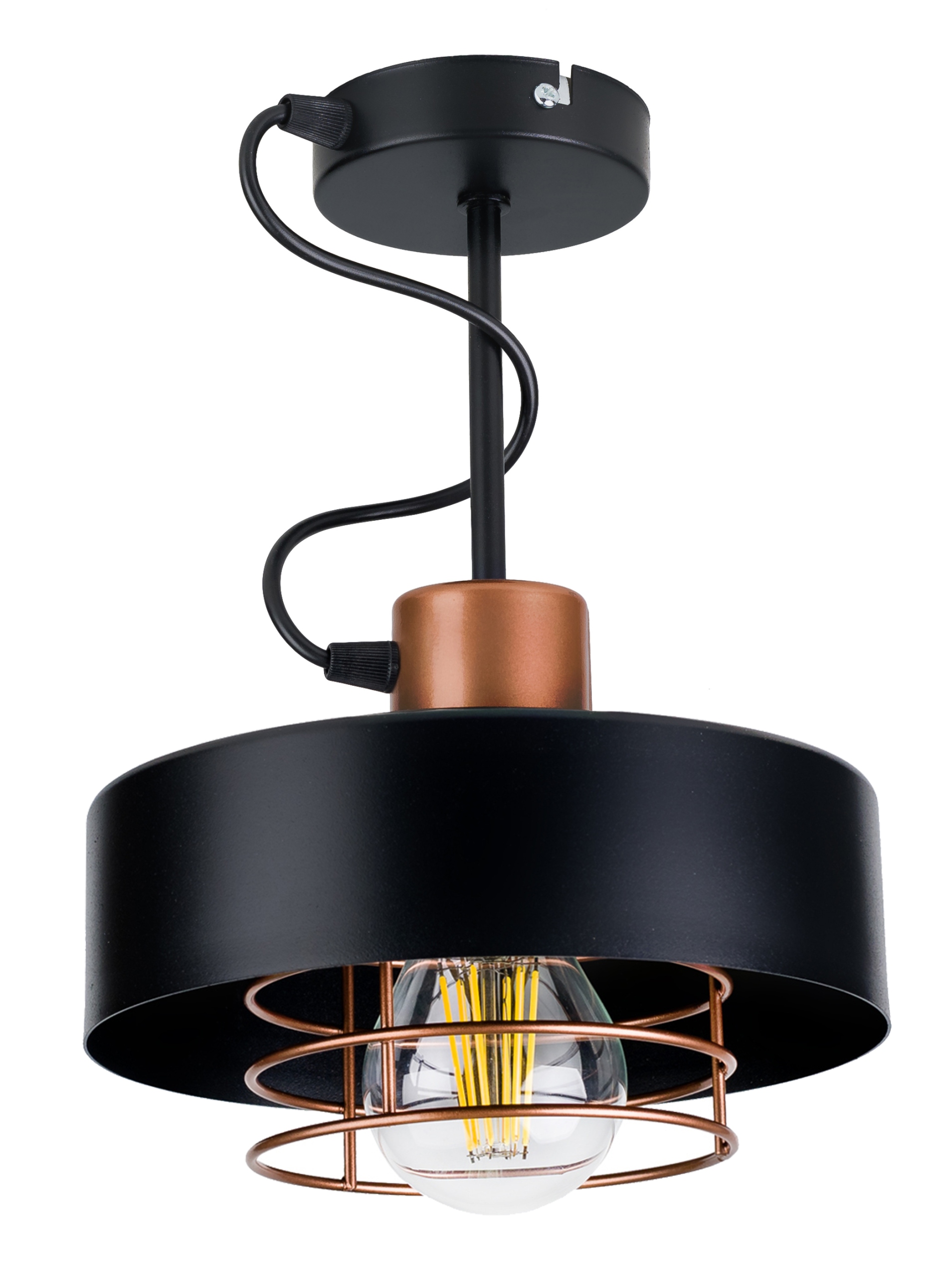 

Lampa Wisząca sufitowa Żyrandol Plafon loft Kubek