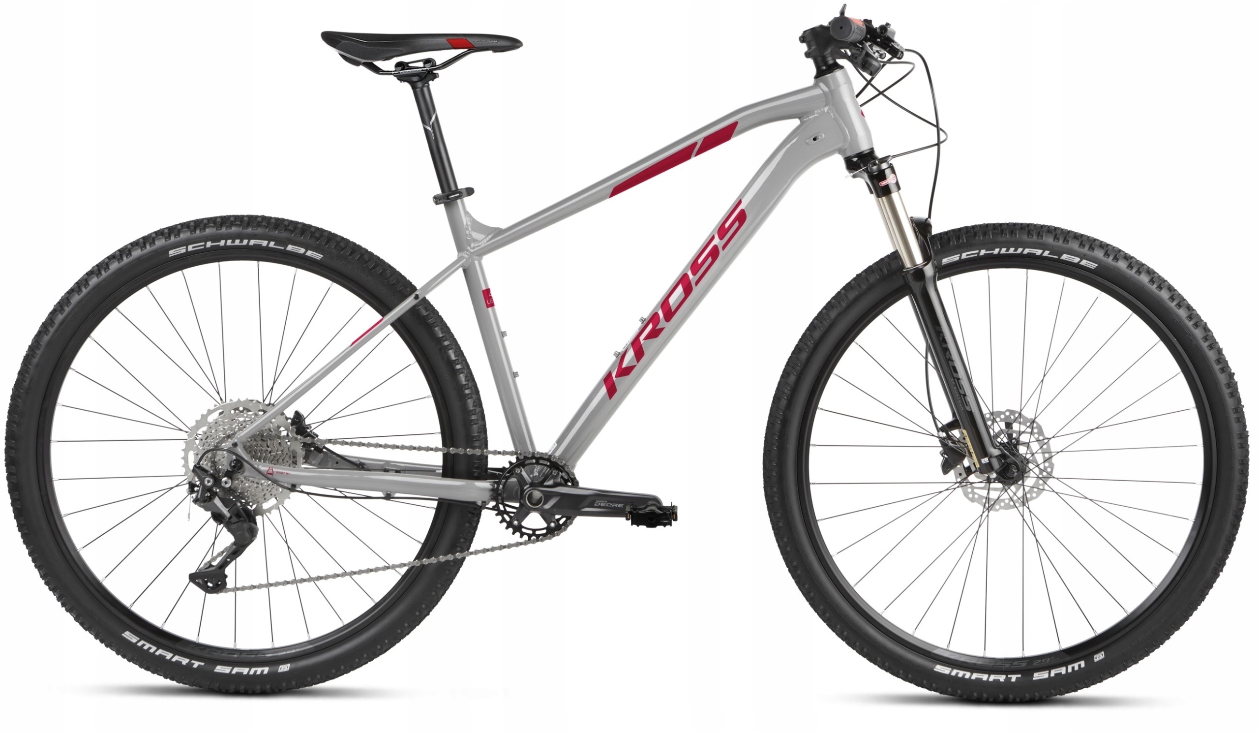 Rower Mtb Kross Level 4.0 rama 20 cali szary na maraton