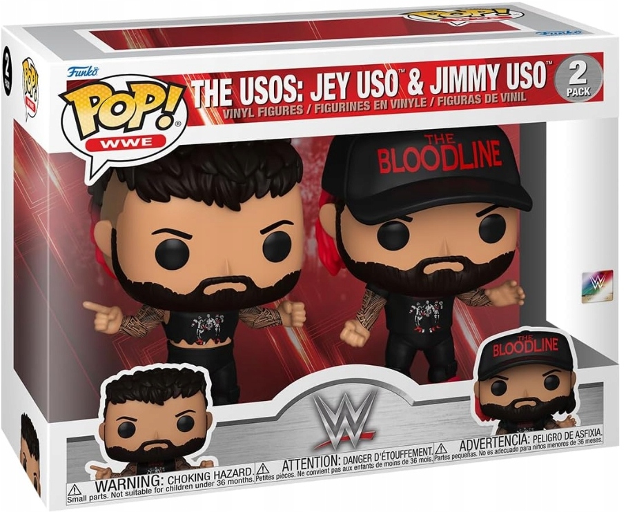 Funko Pop Wwe Uso Brothers 2 balení Jey Uso & Jimmy Uso 72282