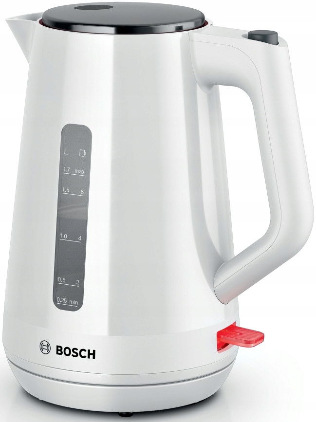 Czajnik elektryczny MyMoment Bosch TWK1M121 1,7L 2400W Filtr Wskaźnik Biały