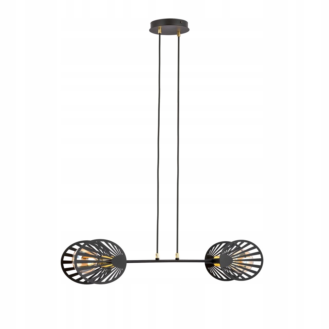 Playa 2 Black Závěsné lampy Ocel lakovaná Černá 15W Max Led
