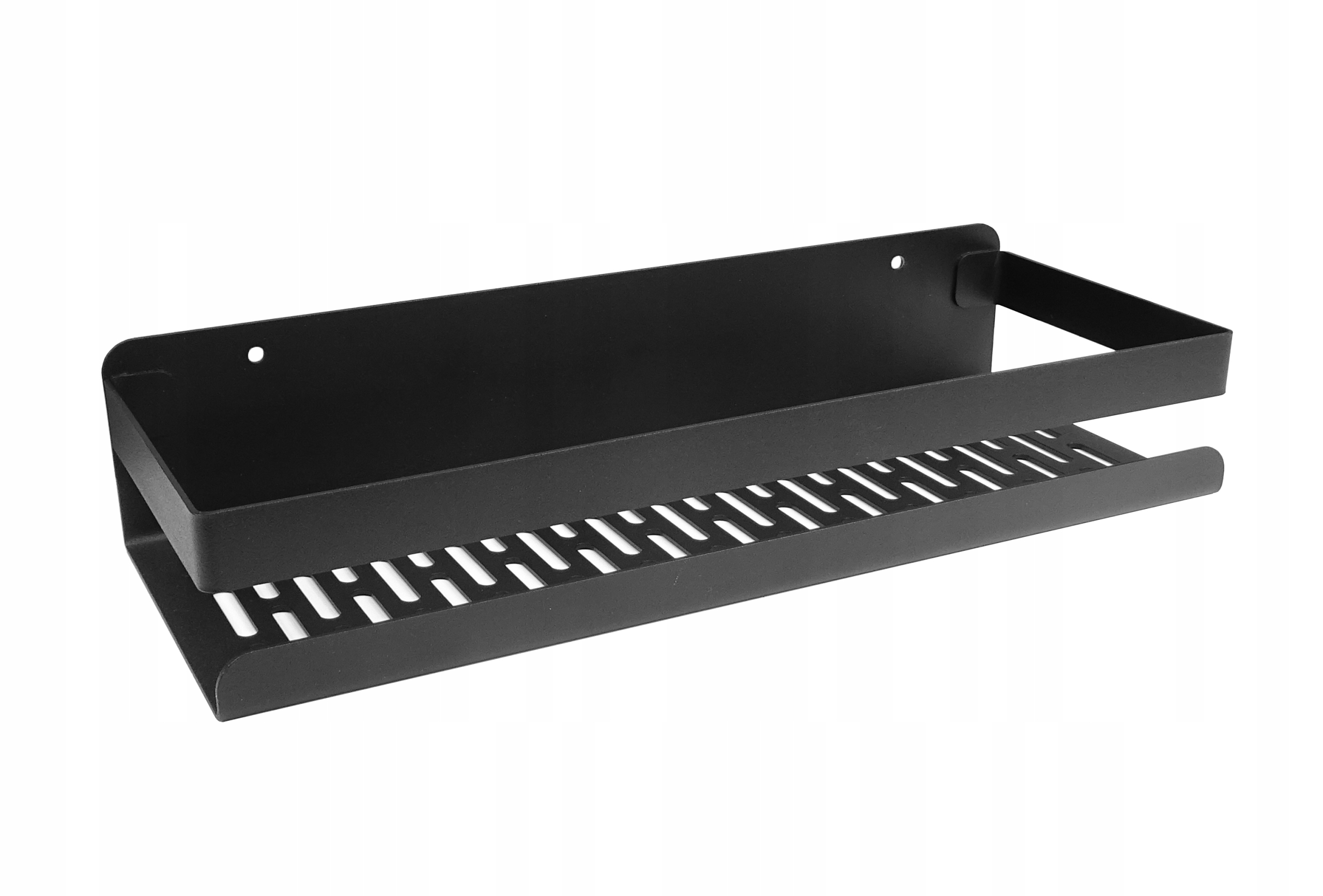 

Półka łazienkowa wisząca prysznic 32cm Czarna Loft