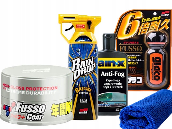 Набір Віск Soft99 Fusso Coat 12 Month Wax Light +