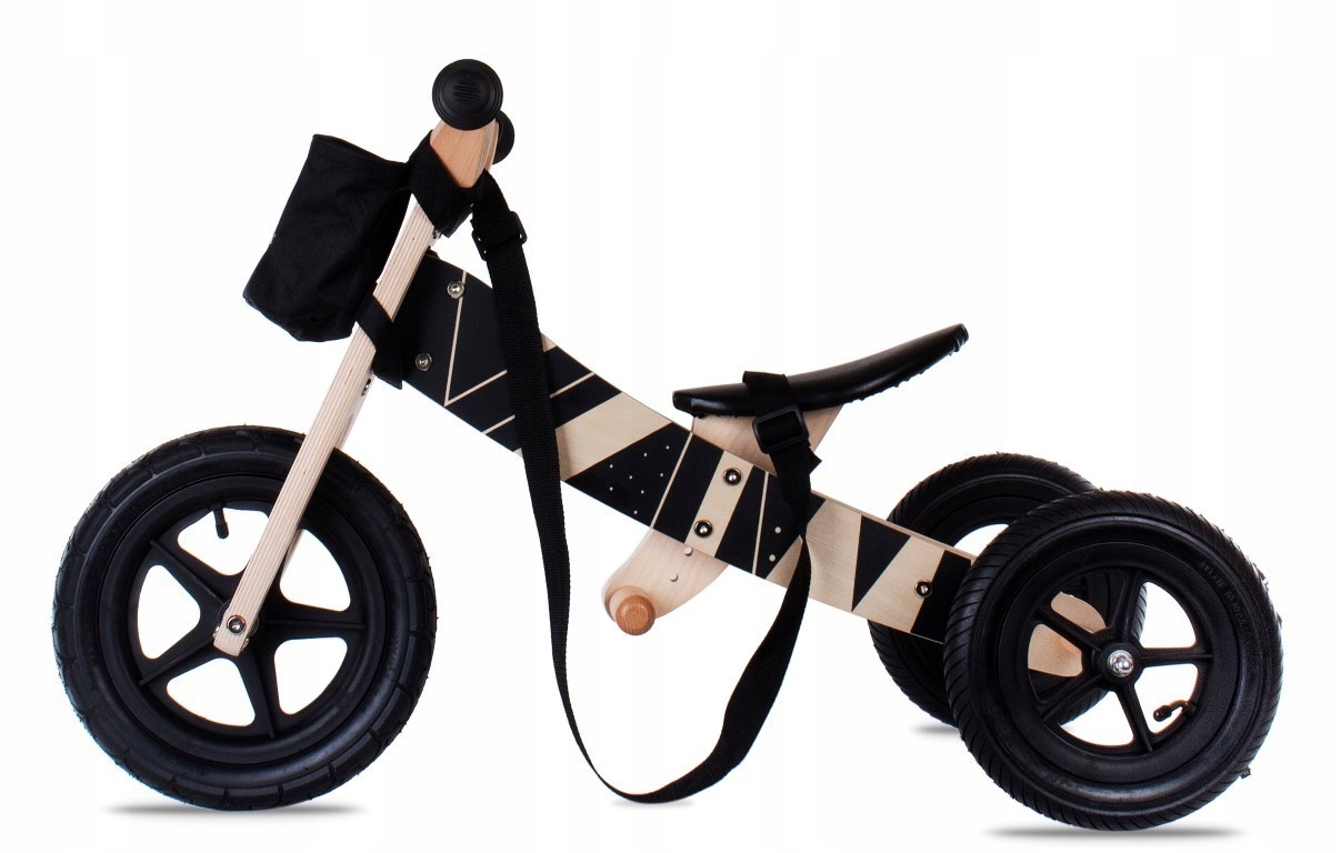 Sun Baby Rowerek drewniany Twist Plus Samoa Black Edition