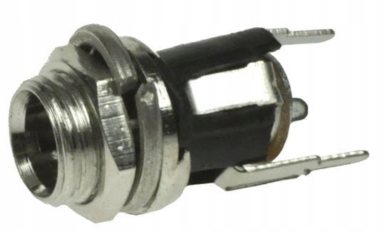 GDC2.1/5.5C8-D Gniazdo DC2.1/5.5 piny do druku i przykręcane M8