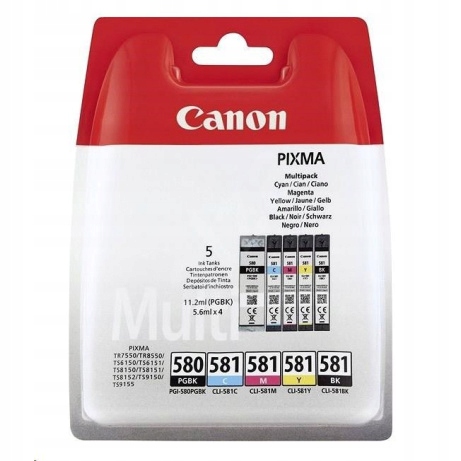 Canon PGI-580/CLI-581 Pgbk/c/m/y/bk Multi
