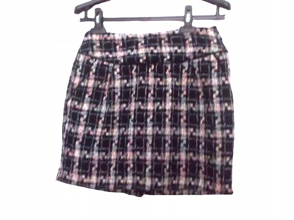 ATMOSPHERE KRÓTKA CIEPŁA SPÓDNICZKA OPTYKA WEŁNY 38 40