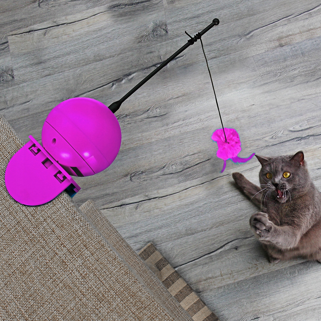 Coockoo Foxy Magic Ball interaktywna zabawka dla Kota