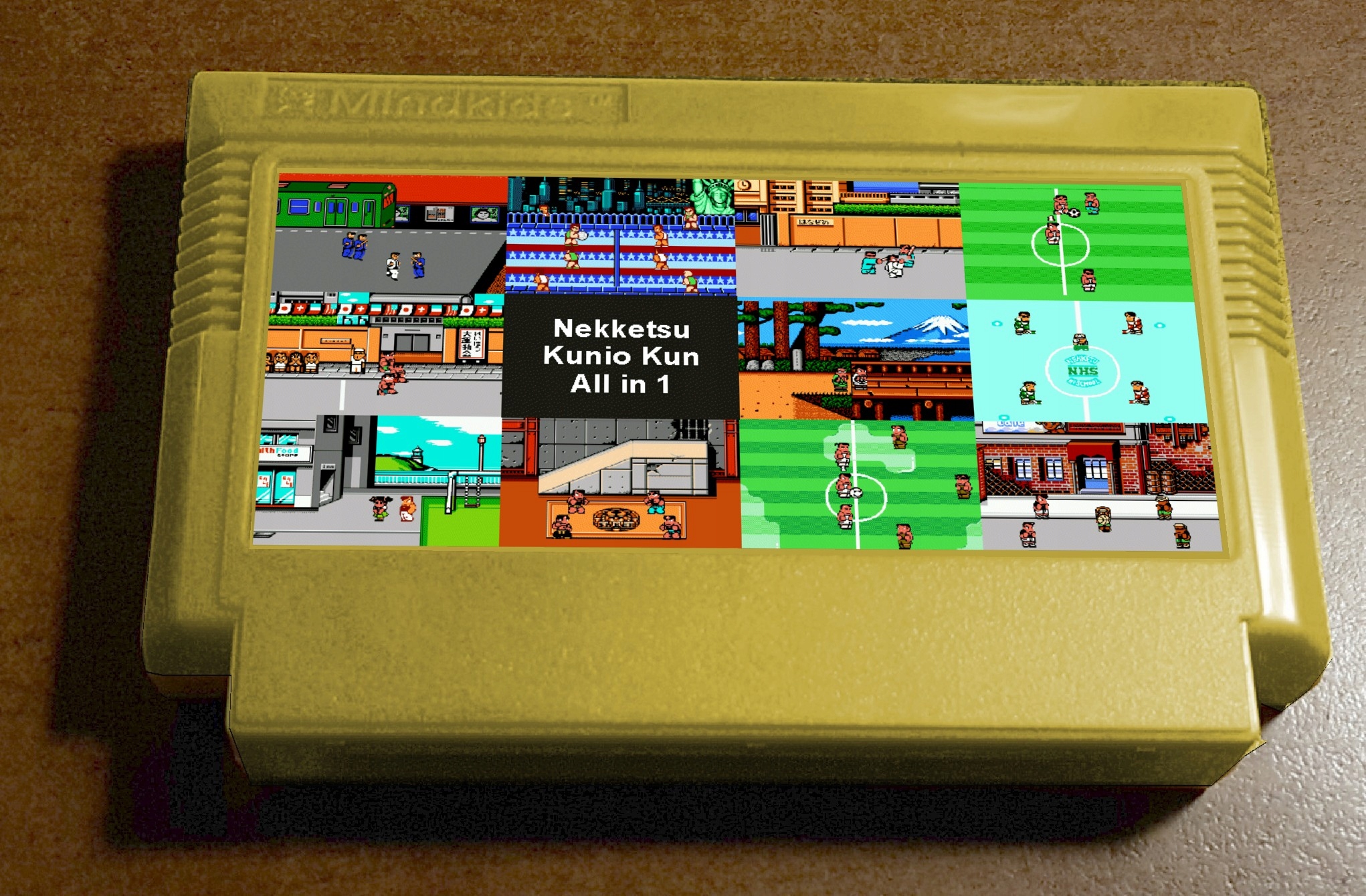 Pegasus Famicom Kartridż Kunio Kun Nekketsu POLSKI