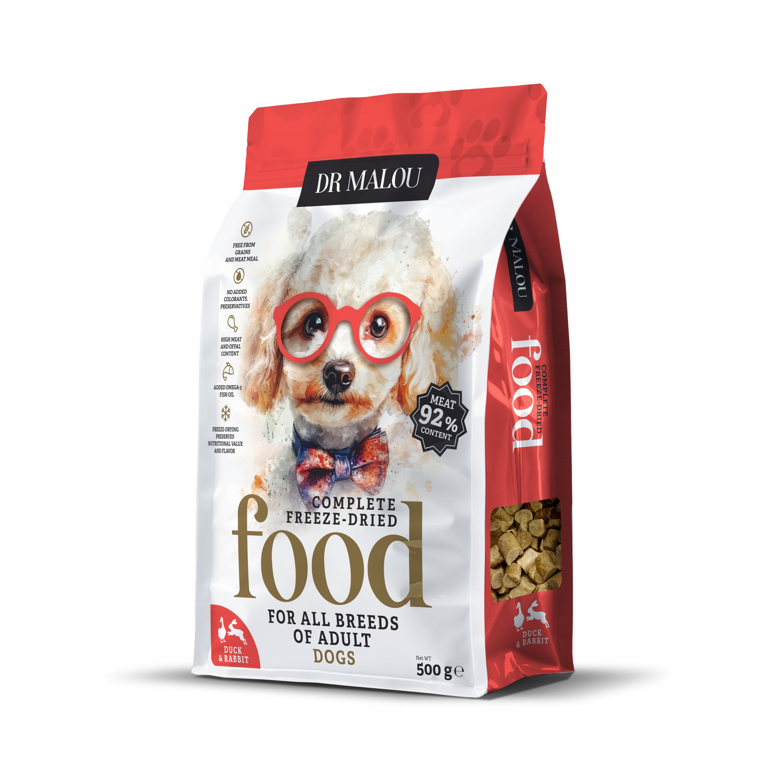 Levně Krmivo pro psy Kachna s králíkem 0,5 kg