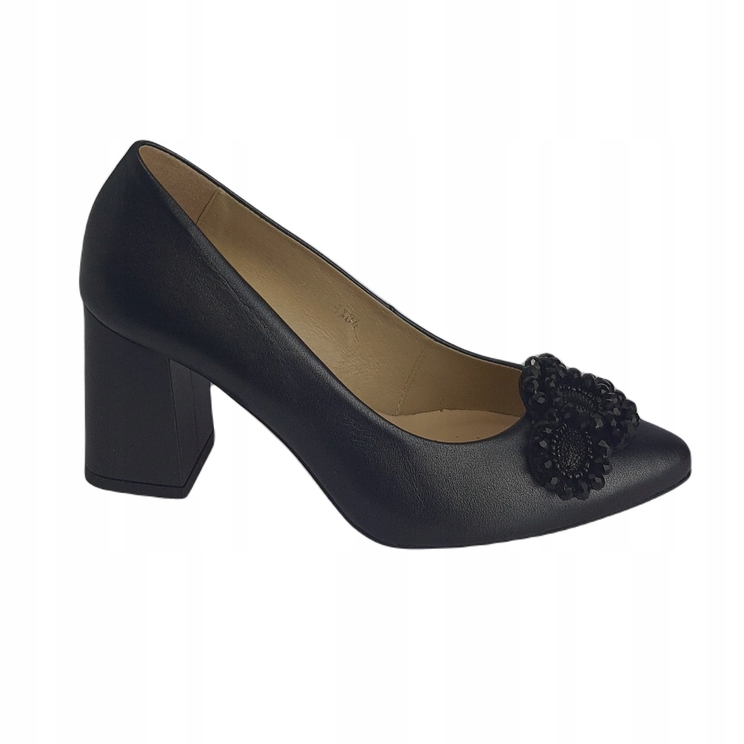 Dámské lodičky Higo 2567 Grafit 36, Ocelové