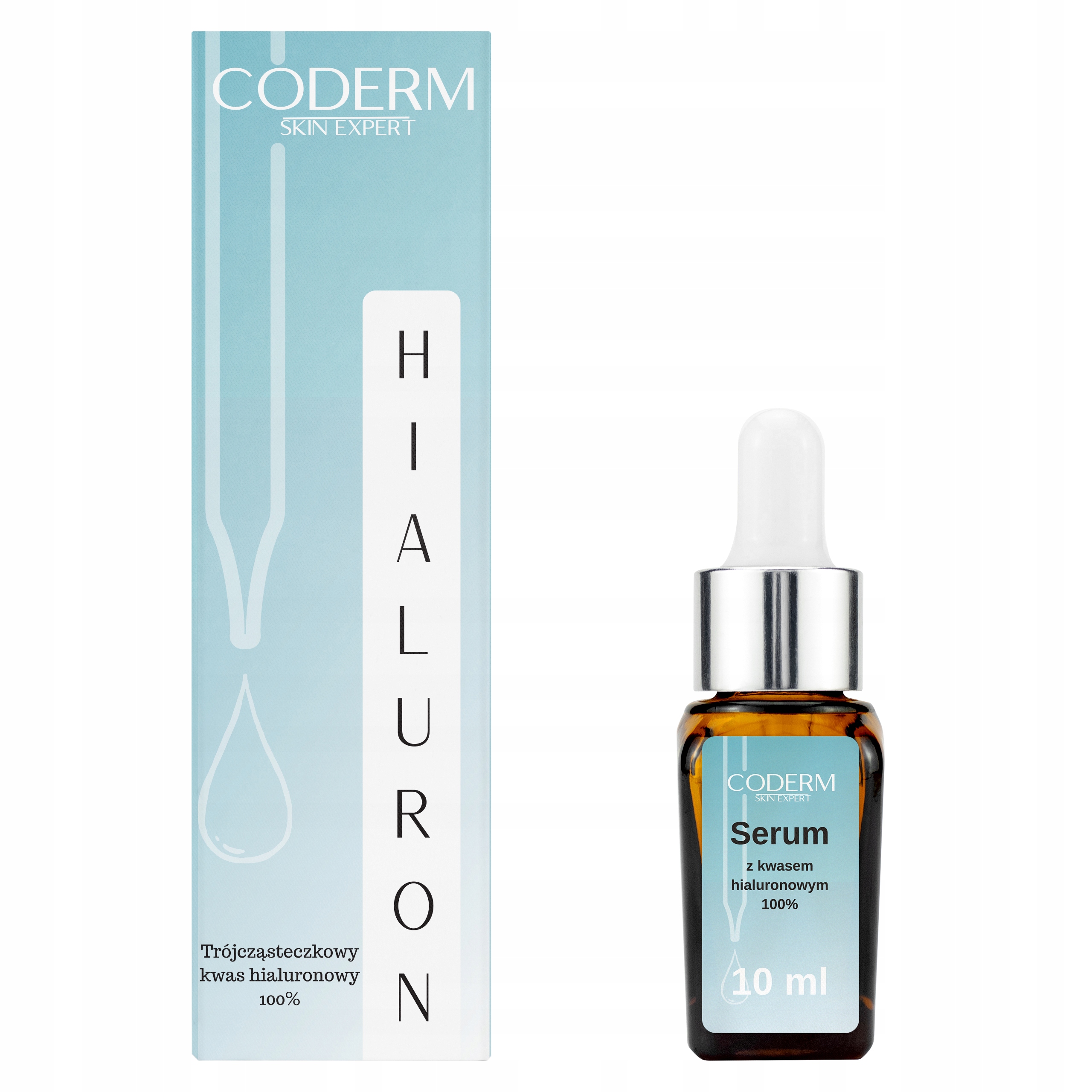 Sérum s kyselinou hyaluronovou Coderm 10 ml Trojmolekulární pro krém nebo masku