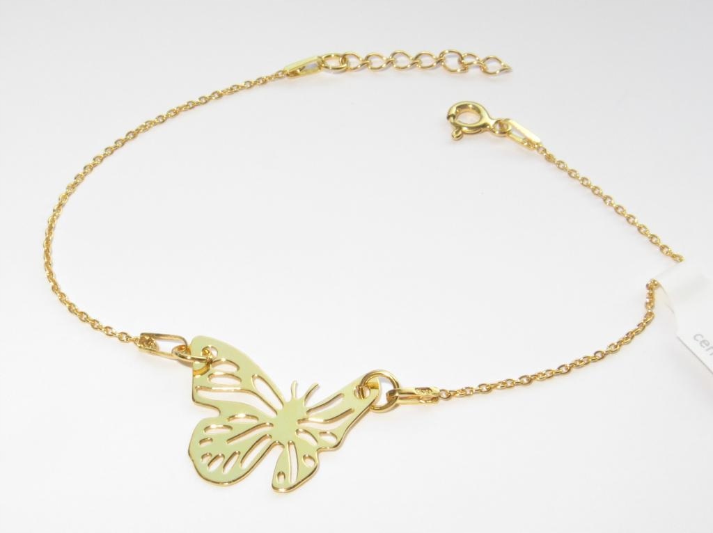 

Bransoletka Wiosenna Celebrytka Motyl srebro 925