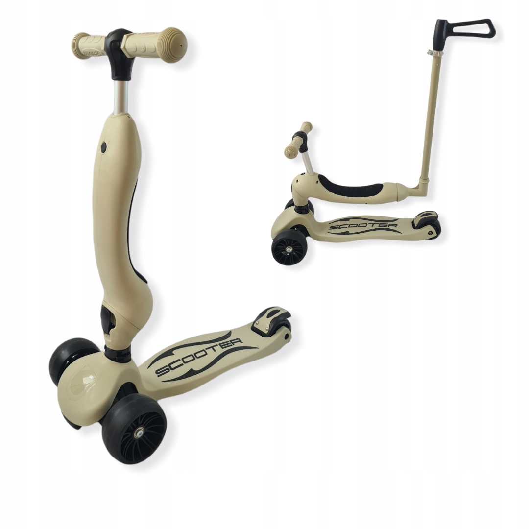 

Blubell Scoot Hulajnoga jeździk 2w1 Szara + Kij