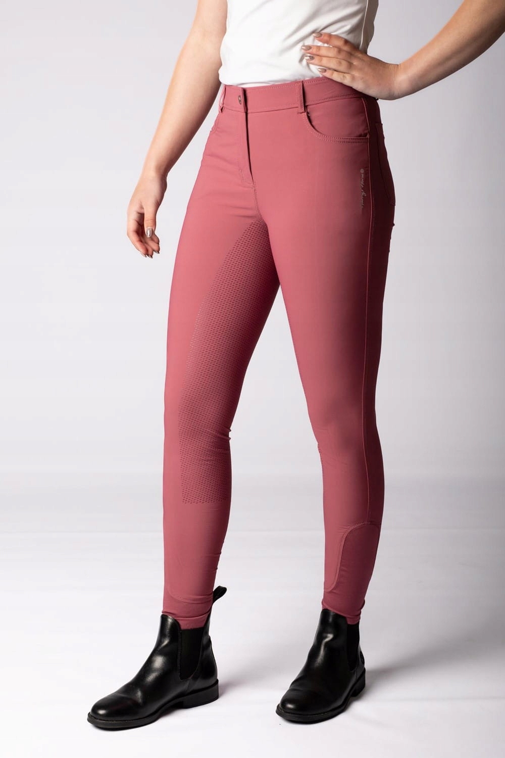 Harry's Horse Bryczesy damskie Lockwood Full Grip oud roze 40