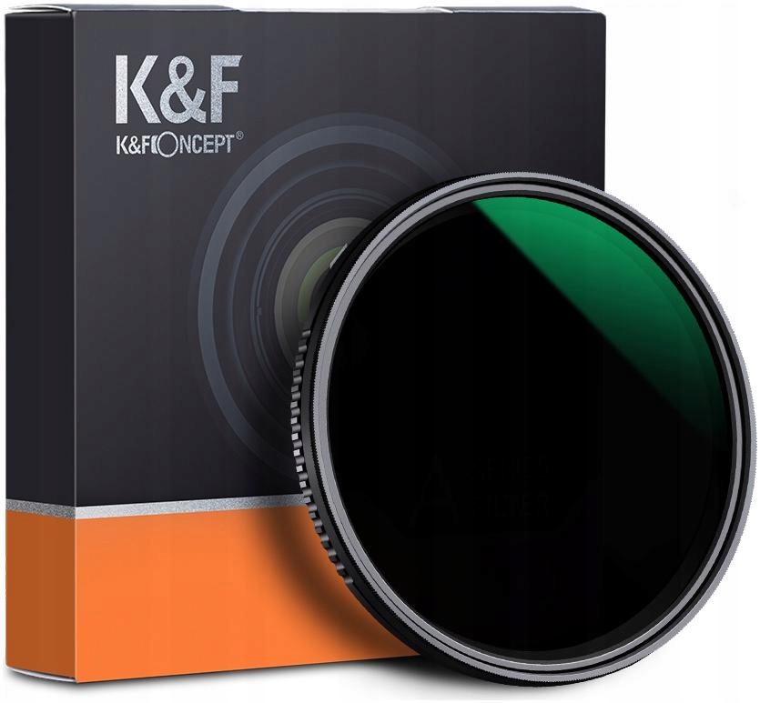 Filtr Nd 8-2000 šedý 58 mm Nastavitelný Fader MC Nano A K&f ND8-ND2000
