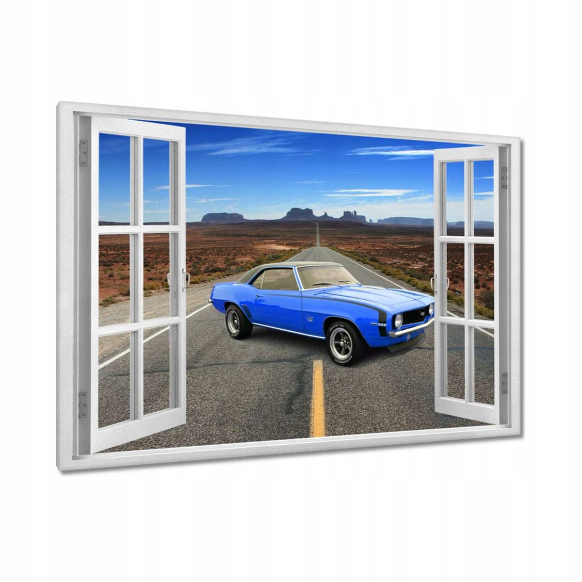 Obrazy 90x60 Modrý Chevrolet Ss
