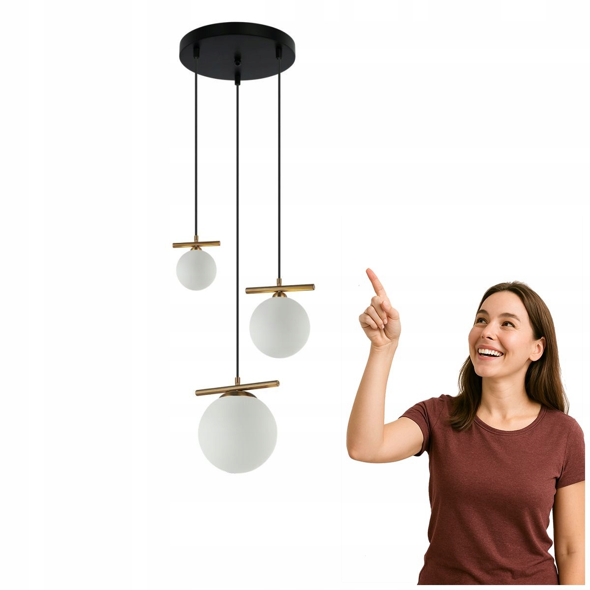 Závesná lampa Merseta moderná oceľová hnedá Italux