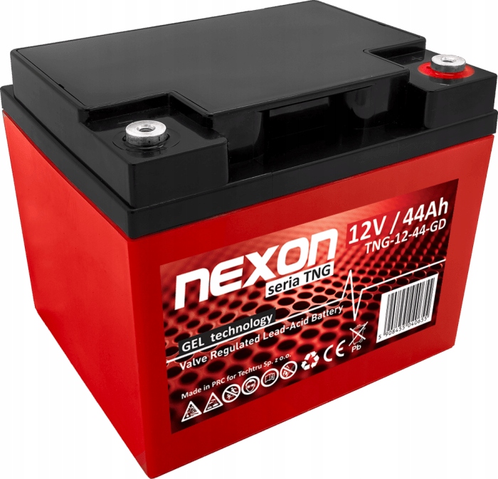 Akumulator Żelowy Nexon Tng 44-12 Vrla Gel 12V 44Ah (rozmiar 50Ah) wózek