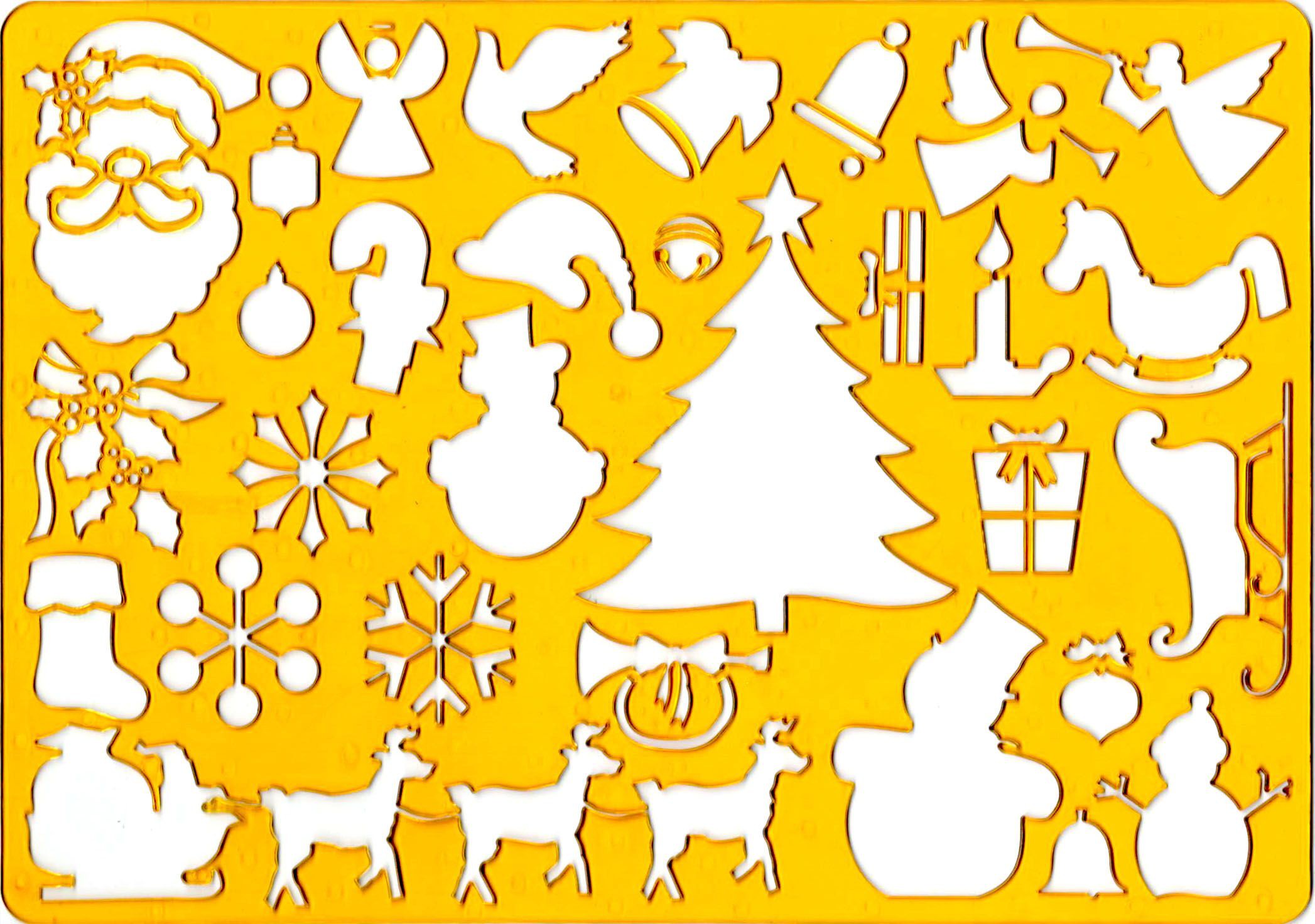 Szablon do rysowania Koh-I-Noor - Boże Narodzenie