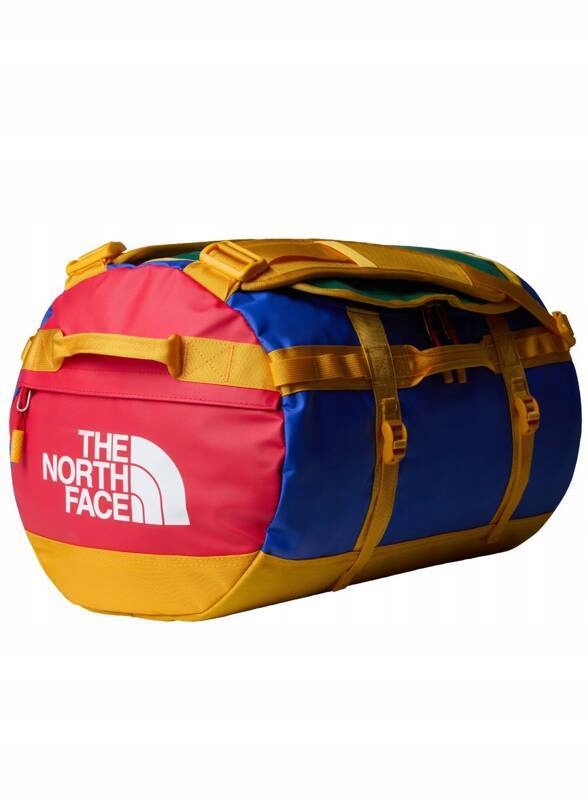 batoh The North Face Base Camp Duffel S modrý červený summit gold