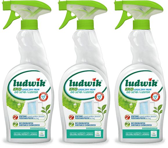 

Ludwik Płyn do szyb luster Zielona herbata 750ml
